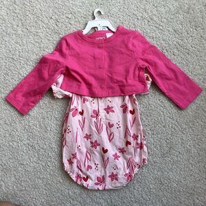 Carter’s Baby Girl Clothes, Outfit Set, New Size 12 Months